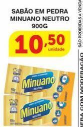 Roldão Sabão em pedra minuano neutro 900g oferta