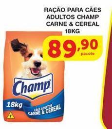 Ração para cães champ 18kg
