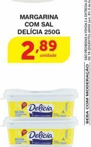Roldão Margarina com sal delícia 250g oferta