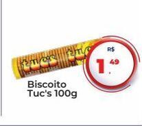 Tonin Superatacado Biscoito tuc's 100g oferta