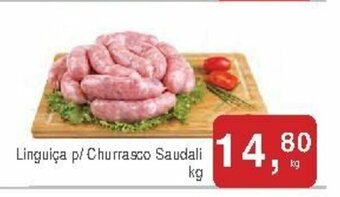 Mineirão Atacarejo Linguica p/ Churrasco Saudali 1kg oferta