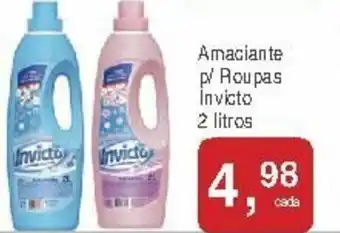 Mineirão Atacarejo Amaciante p/ Roupas Invicto 2L oferta