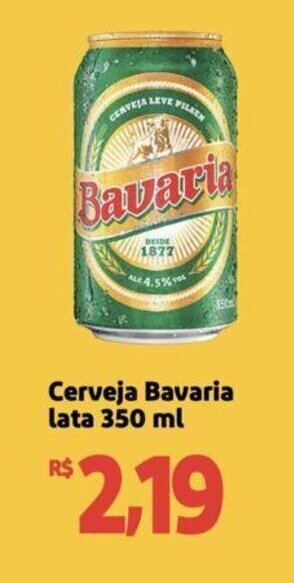 Cerveja Bavaria lata 350 ml