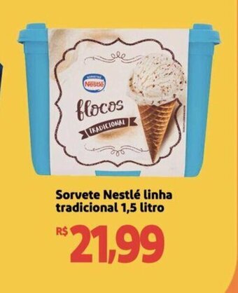 Extra Supermercado Sorvete Nestlé linha tradicional 1,5 litro oferta