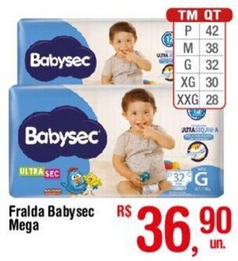Fralda Babysec Mega