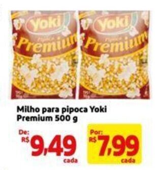 Extra Supermercado Milho para pipoca Yoki Premium 500 g oferta