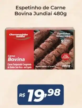 Atakarejo Espetinho de Carne Bovina Jundial 480g oferta