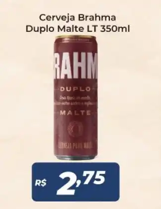 Atakarejo Cerveja Brahma Duplo Malte LT 350ml oferta