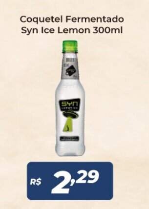 Atakarejo Coquetel Fermentado Syn Ice lemon 300ml oferta
