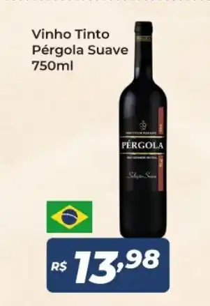 Atakarejo Vinho Tinto Pergola Suave 750ml oferta