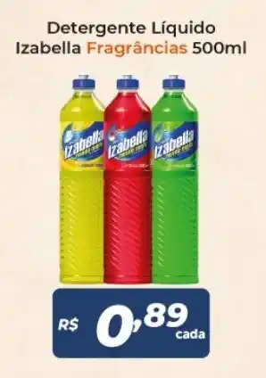 Detergente liquido Izabella Fragrancias 500ml