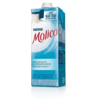 Barracão Supermercado Leite longa vida molicolt desnatado oferta