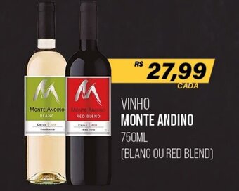 Cometa Supermercados VINHO MONTE ANDINO 750ML oferta