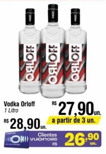 Fort Atacadista Vodka Orloff 1 Litro oferta