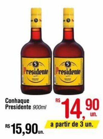 Fort Atacadista Conhaque Presidente 900ml oferta