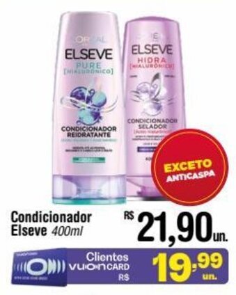 Fort Atacadista Condicionador Elseve 400ml oferta