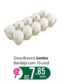 Ovos Branco Jumbo Bandeja com 10 unid