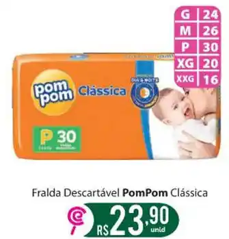 Fralda Descartável PomPom Clássica