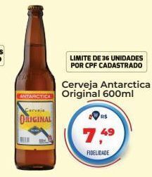 Tonin Superatacado Cerveja antarctica original 600ml oferta