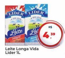 Tonin Superatacado Leite longa vida lider 1l oferta