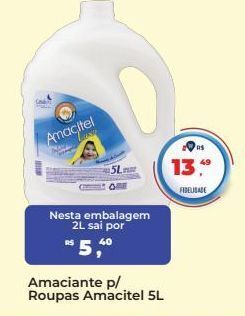 Tonin Superatacado Amaciante p/ roupas amacitel 5l oferta