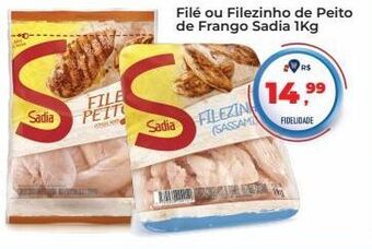 Tonin Superatacado Filé ou filezinho de peito de frango sadia 1kg oferta