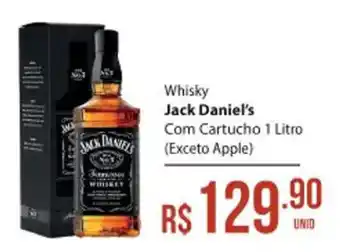Whisky Jack Daniel's Com Cartucho 1 Litro (Exceto Apple)