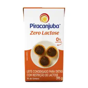 Leite condensado piracanjuba zero lactose 395g