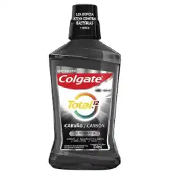 Nordestão Antissep colgate total 500ml carvao . oferta