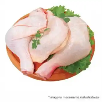 Coxa frango congelado diverso 1kg