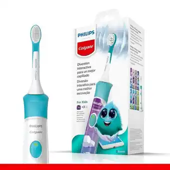 Farmácias Pague Menos Escova de dente elétrica philips colgate sonicpro kids 1 unid oferta
