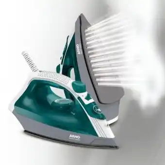 Ferro a vapor arno steamgliss base antiaderente
