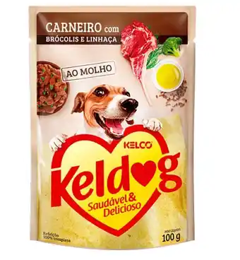Alim p/caes keldog carn/broc/lin sache 100g
