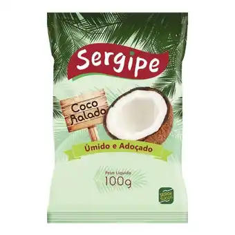 Coco ralado sergipe adoçado 100g