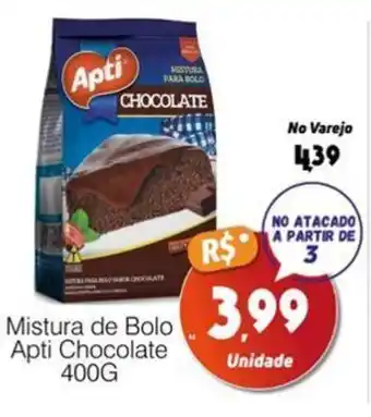 Supermercado Bem Barato Mistura de Bolo Apti Chocolate 400G oferta