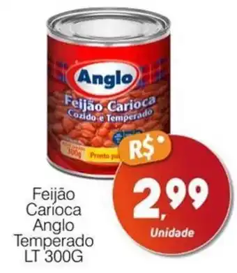 Supermercado Bem Barato Feijão Carioca Anglo Temperado LT 300G oferta