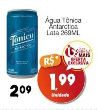 Supermercado Bem Barato Água Tônica Antarctica Lata 269ML oferta