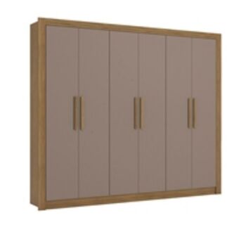 Benoit Guarda roupa / roupeiro 6 portas 2 gavetas kappesberg m569 218x223x47cm oferta
