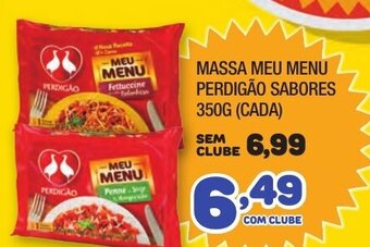 Costazul Supermercados Massa Meu Menu Perdigao sabores 350g oferta
