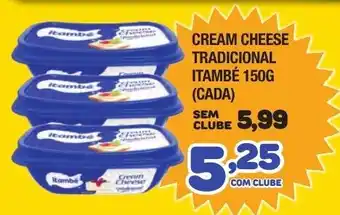 Costazul Supermercados Creme Cheese Tradicional Itambe 150g oferta