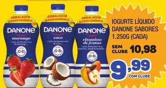 Costazul Supermercados Iogurte Liquido Danone Sabores 1.250g oferta