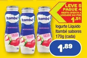 Costazul Supermercados Iogurte Liquido Itambe Sabores 170g oferta