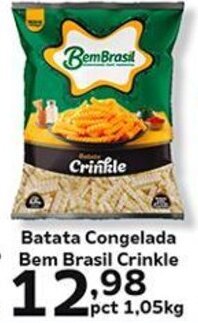 Supermercados Tauste Batata Congelada Bem Brasil Crinkle pct 1.05kg oferta