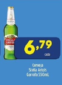 Arena Atacado Cerveja Stella Artois Garrafa 550ml oferta