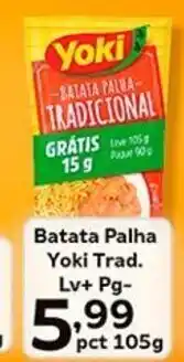 Supermercados Tauste Batata Palha Yoki Trad. Lv+ Pg- pct 105g oferta
