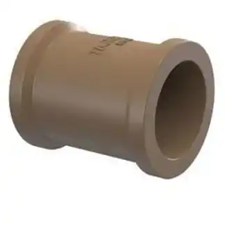 Luva soldável tigre 25mm pvc marrom