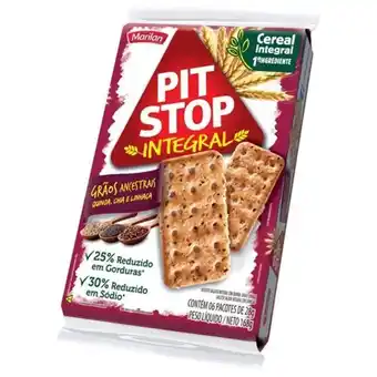 Biscoito pit stop integral grãos ancestrais 168g