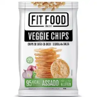 Chips fit food grão de bico com cebola e salsa pc 40 g