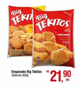 Fort Atacadista Empanado Big Tekitos Sabores 900g oferta