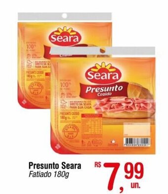 Fort Atacadista Presunto Seara Fatiado 180g oferta